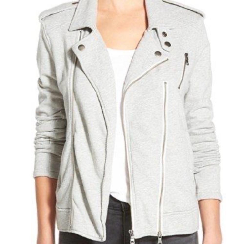 Hudson “Cynic” Moto Knit Jacket